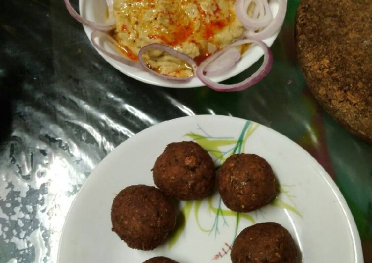 Recipe of Speedy Falafel with hummus dip