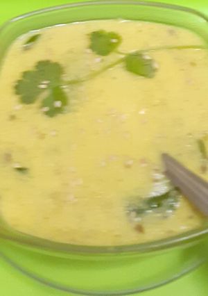 A picture of Bhaidku in buttermilk (sesame).