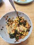 Ravioli with Corn and Spinach