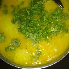 A picture of Bottle gourd moong daal.