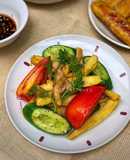 Củ Quả Xào Chay Ngũ Sắc