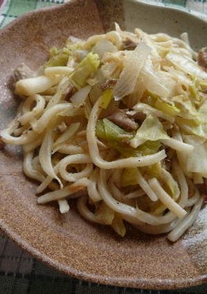 A picture of Vegetable-Packed Yaki Udon.