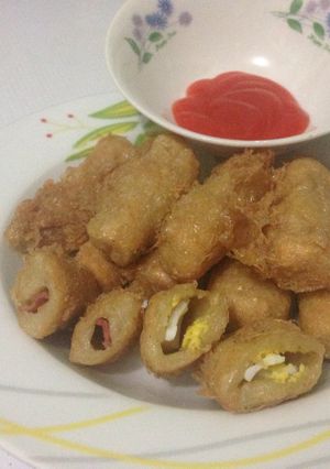 Foto resep Sempol Ayam Isi Telur dan Smoke Beef