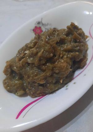 Una foto de Puré de berenjena