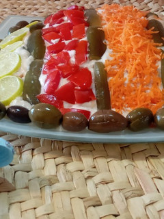 عکسی از دستور سالاد الویه