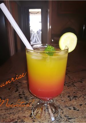 A picture of Sunrise Mocktail.