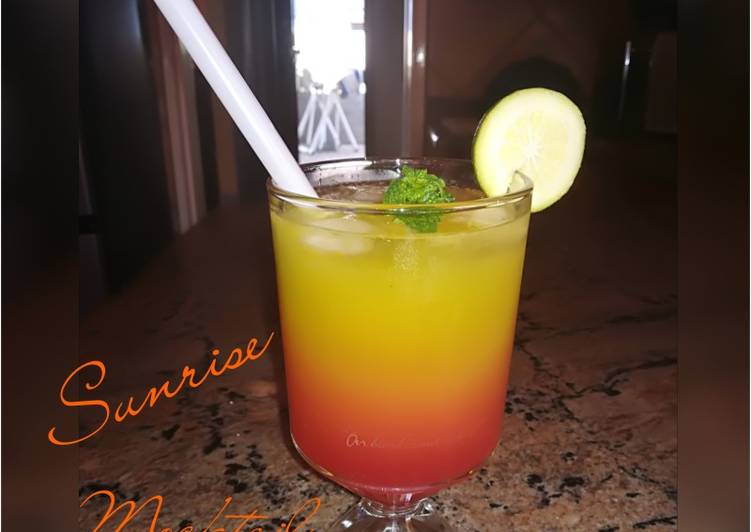 Easiest Way to Make Quick Sunrise Mocktail