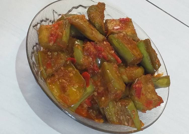 Resep Populer Balado terong cetar membahana😋😋 Yummy Mantul