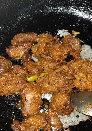 A picture of Mutton karahi.