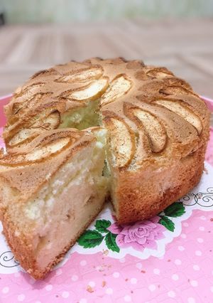 عکسی از دستور كيک سيب