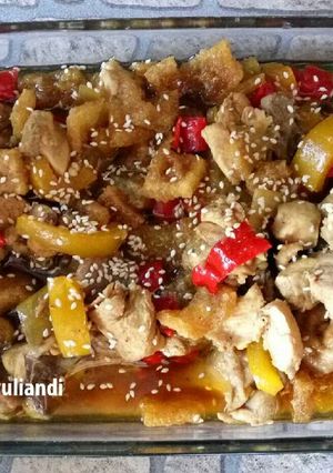 Foto resep Ayam Teriyaki Kerupuk Kulit (Dorokdok)