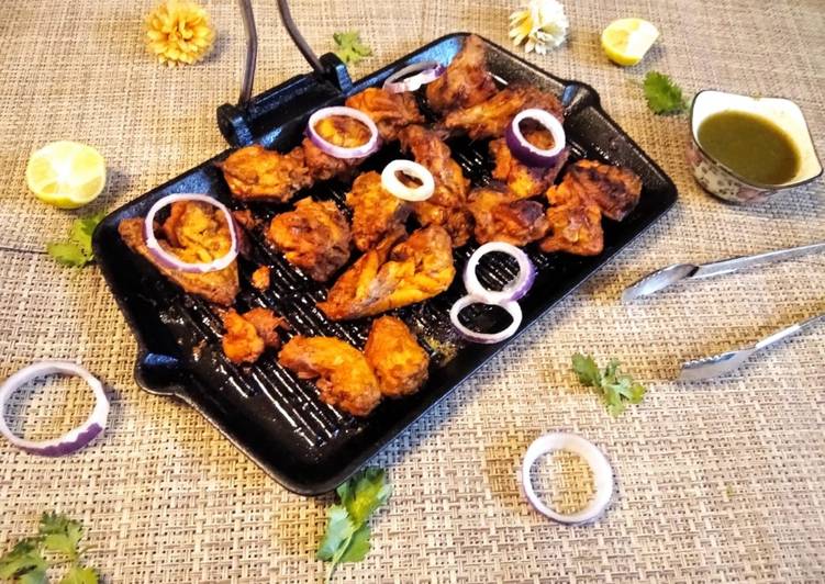 Simple Way to Prepare Super Quick Homemade Grilled Tandoori Chicken&#39;