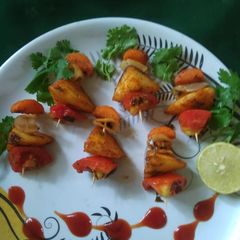 A picture of Idli Tikka.