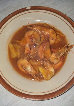 Foto resep Udang Saus Pedas Manis