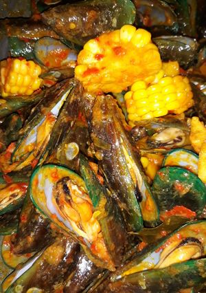 Foto resep Kerang hijau saus padang
