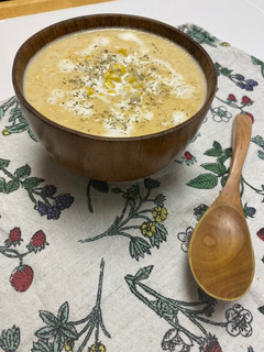 A picture of Corn Soup.