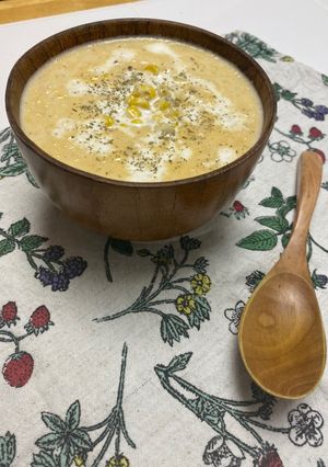 A picture of Corn Soup.