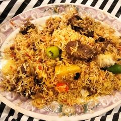 A picture of Mutton Biryani.
