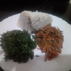 A picture of Fried omena.