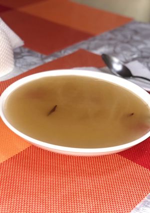 Una foto de Mazamorra de manzana