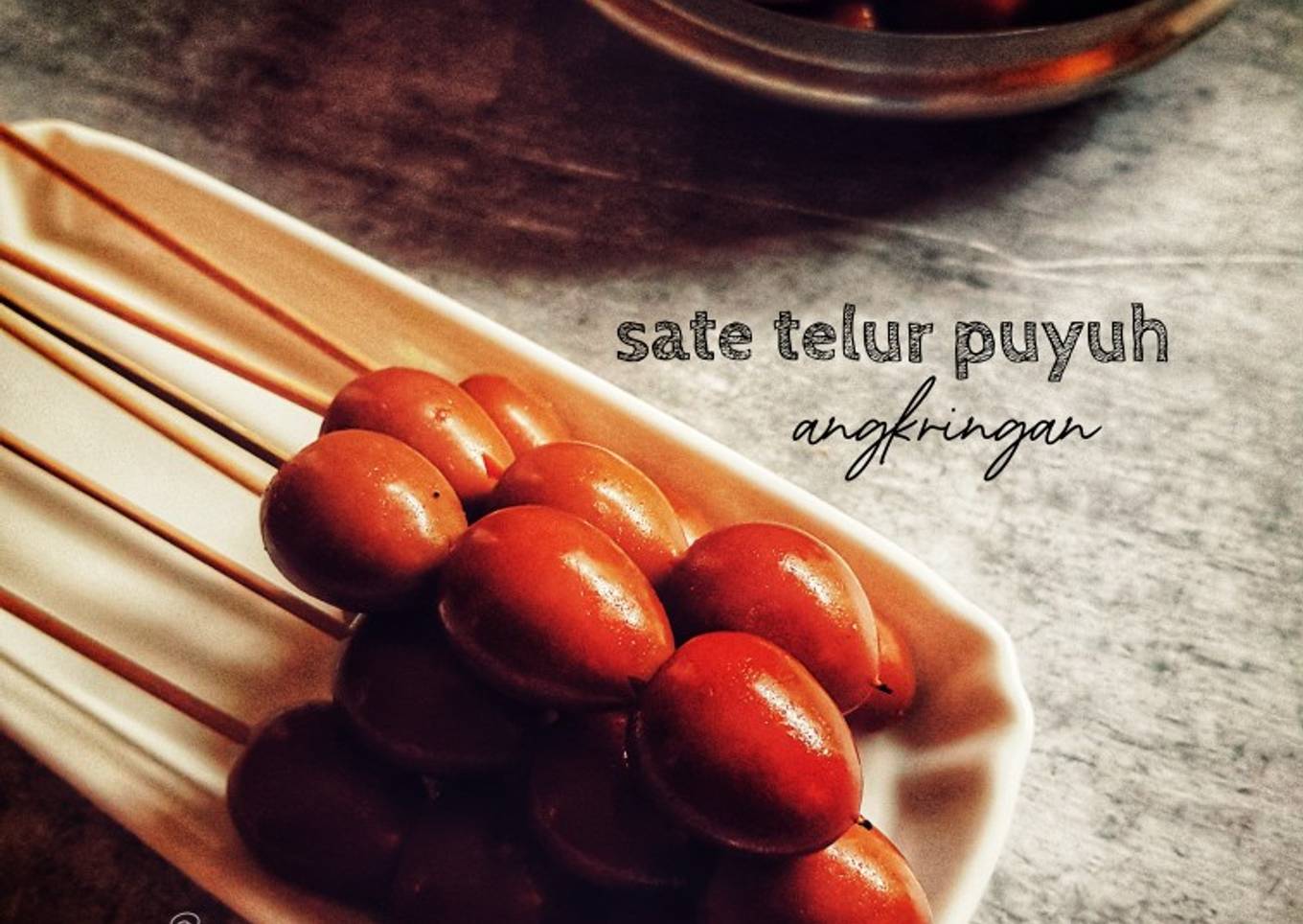 Sate Telur Puyuh Angkringan