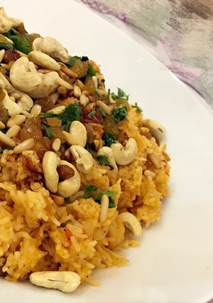 صورة لوصفة كبسة ربيان 🍤😍