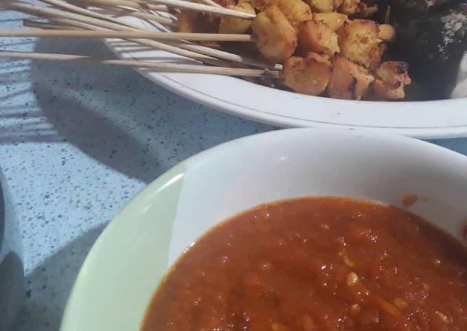 34. Sate Ayam/Udang Sambal Taichan