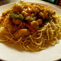 A picture of Gravy noodles.