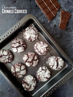 Foto resep Chocolate Crinkle Cookies
