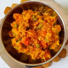 A picture of Pav bhaji Masala Rice.