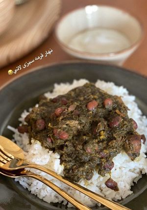 عکسی از دستور قرمه سبزی 😍