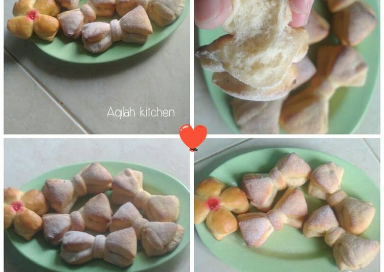 Resep 27.Roti Susu Pita🎀 dan Bunga🌺-Eggles, Lezat