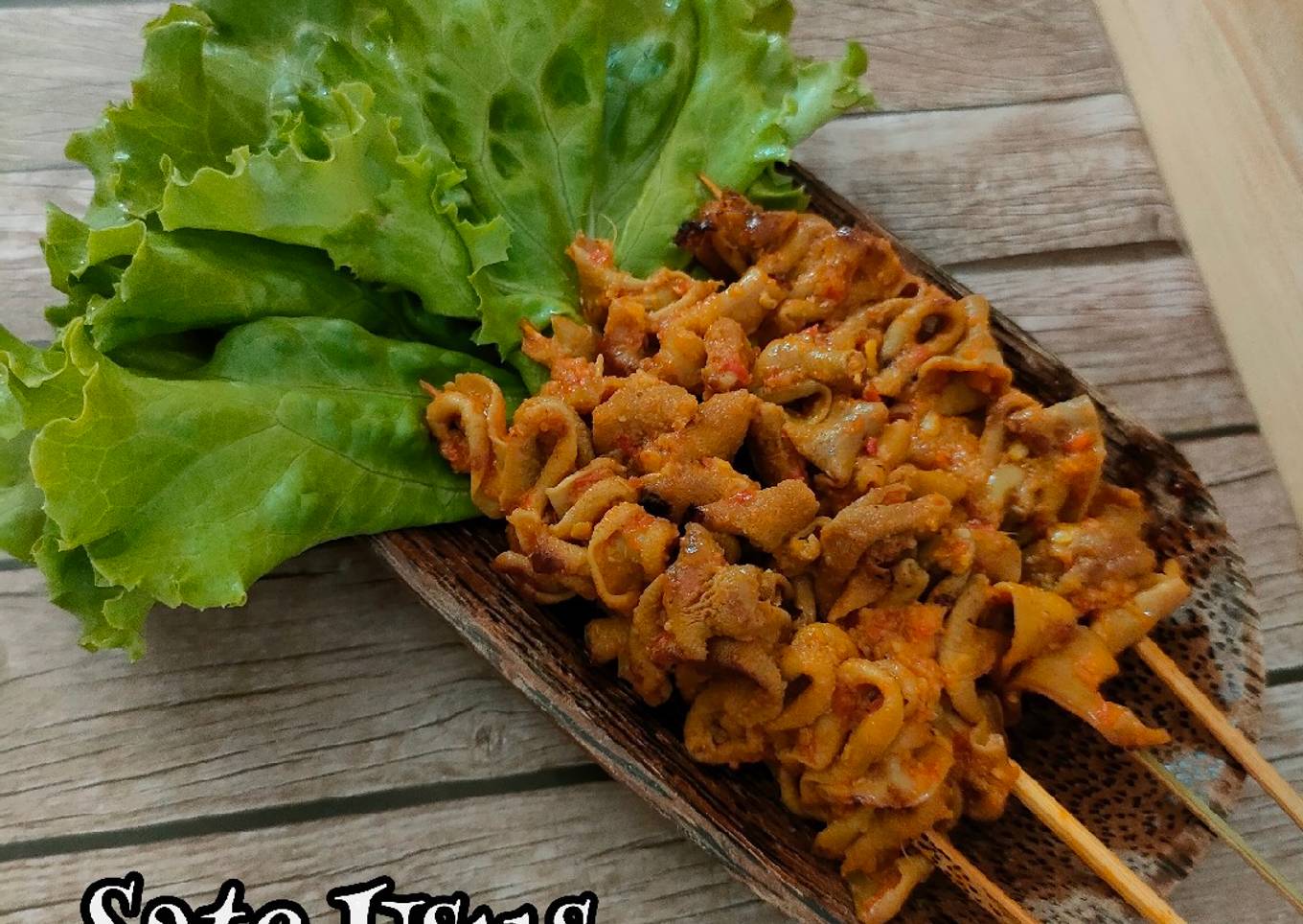 Sate Usus Bumbu Rujak