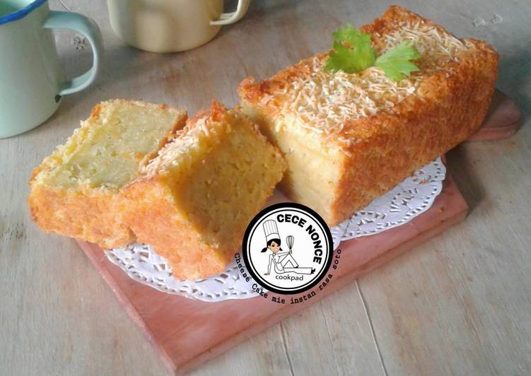Cheese Cake Mie Instan Rasa Soto