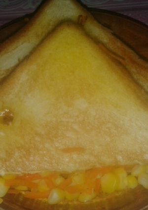 Foto resep 02. Roti bakar pedas