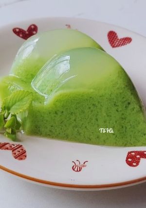 Hình của món RAU CÂU san hô.
