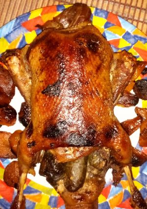 صورة لوصفة احلى بطة محشية ورق عنب