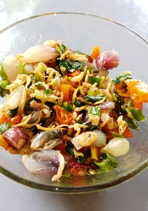 Foto resep Oseng Bawang Merah Teri Nasi