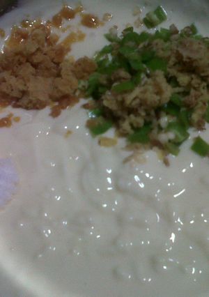 A picture of Kadhi-Khichdi #GujaratiFood101.