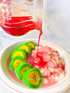 Foto resep Es Pisang Ijo