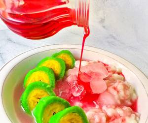 Caranya Memasak Es Pisang Ijo Gurih Mantul