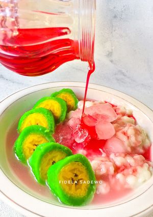 Foto resep Es Pisang Ijo