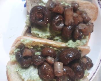 The New Way Cooking Recipe Mushrooms on a Bun Delicious Simple