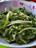Ensalada de espinacas con caigua