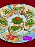 પિનવ્હીલ સેન્ડવીચ (Pinwheel Sandwich recipe in Gujarati)