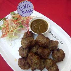 A picture of Gola kebab.
