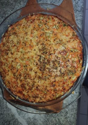 Una foto de Kuchen de verdura sin harina