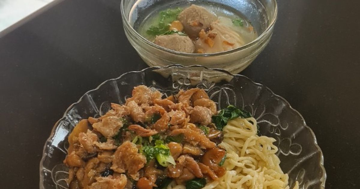 Mie ayam (chinese style)