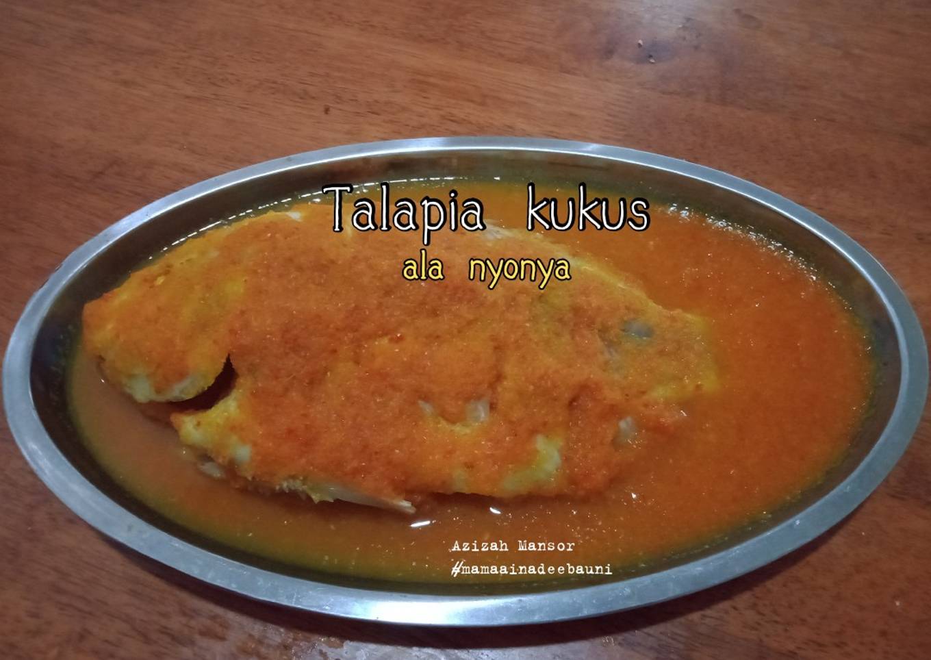 resepi ikan talapia kukus ala cina