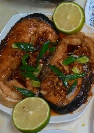 Hình của món CÁ BASA XỐT XÌ DẦU-thơm lừng ngàyTết.